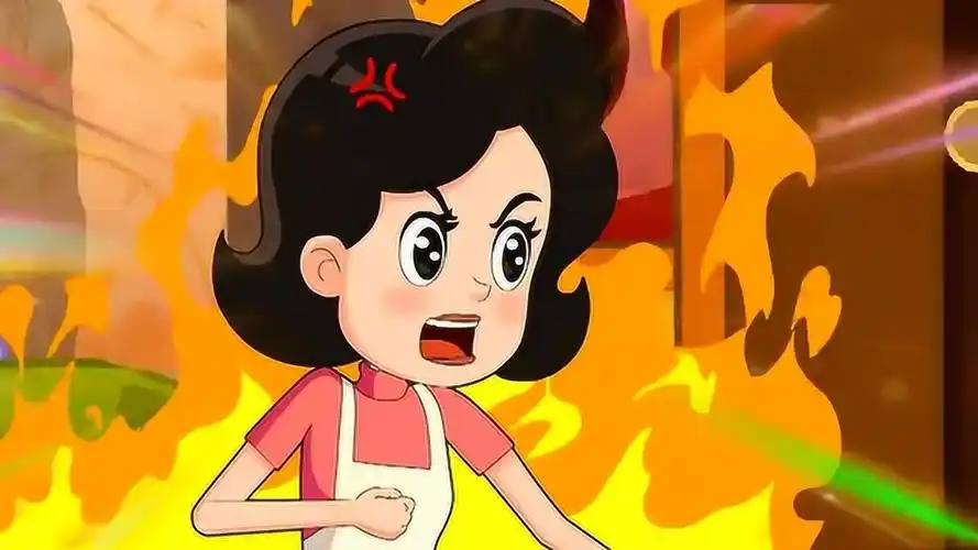 大头浪费粮食围裙妈很生气大头却觉得是妈妈小气