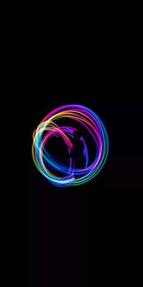 iphone x/xs边框发光带标致壁纸下载精选那些省电的黑色系壁纸,让你的