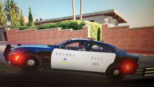 taiwan police livery 台湾道奇警车