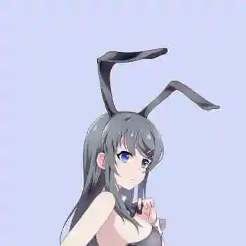 会梦到兔女郎学姐樱岛麻衣平涂日系求点评我要上首推头像插画绘画作品