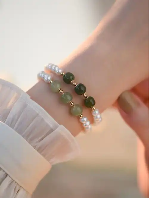 手链白色手链图片