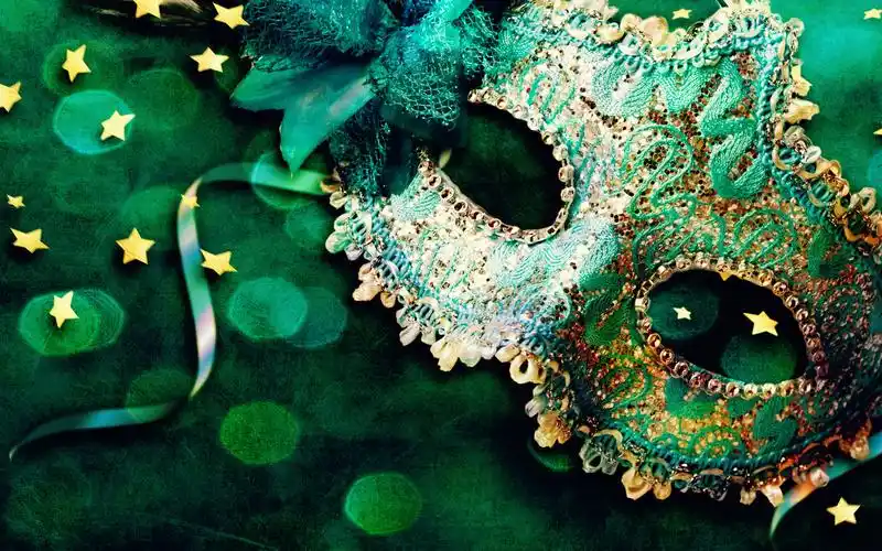 下载2880x1800 面具,装饰,星星 壁纸, 图片