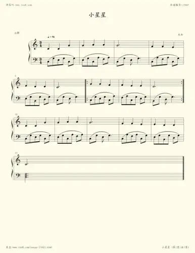 小星星-松灵小提琴谱