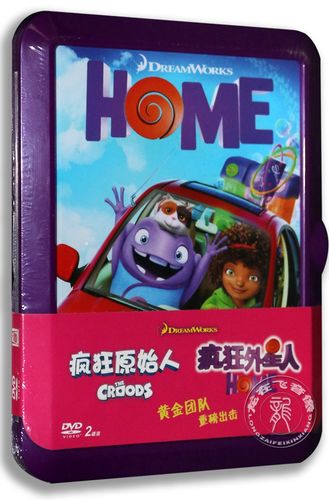 现货正版电影dvd碟片疯狂外星人/疯狂原始人2dvd相框版 英语原音