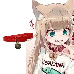 日系40原猫娘cos周边原老师osakqna项圈颈圈角色扮演动漫二次元