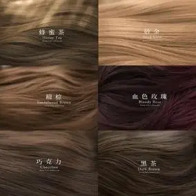 染发剂纯植物黑色亚麻色板栗色黑茶色巧克力冷棕色遮盖白发染发膏_双