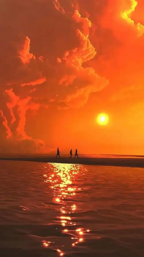 最美迷人的晚霞风光图