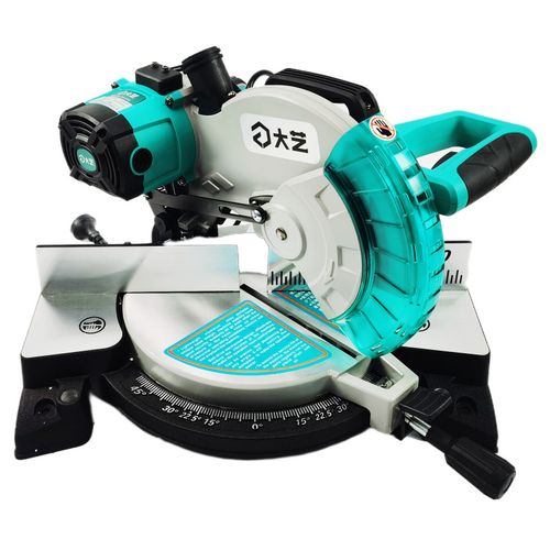 大艺10寸斜切锯铝机铝合金木材切割机木工多功能45度角高精度界铝