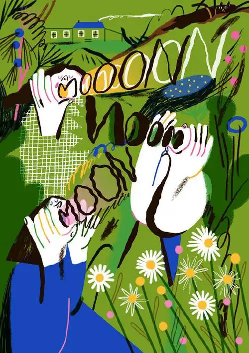 英国插画师franzlang笔下夸张有趣的造型