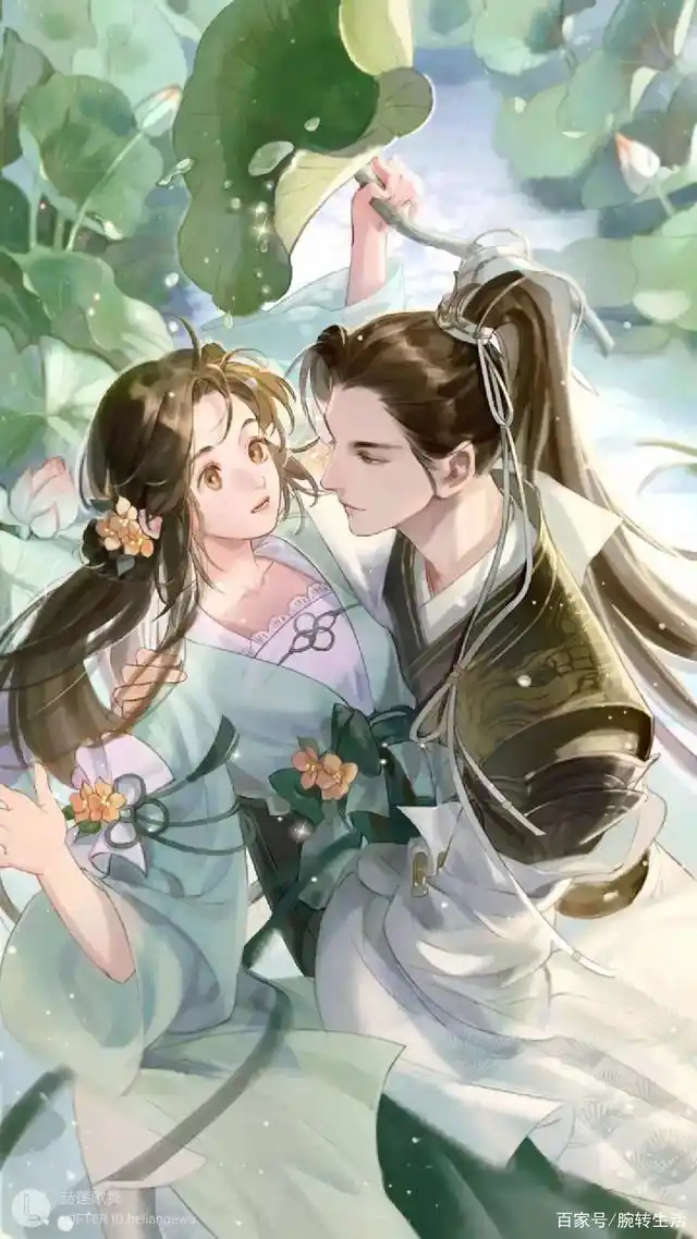 手绘古装男女主角人物图,带你走入古装小说的世界