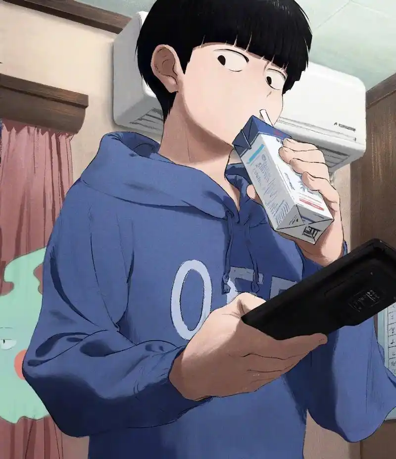 经典动漫# #动漫男神女神# 灵能百分百:  影山茂夫的日常.