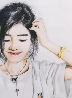 画像定制彩铅素描画铅笔画真人头像肖像画照片转手绘照片人物情侣