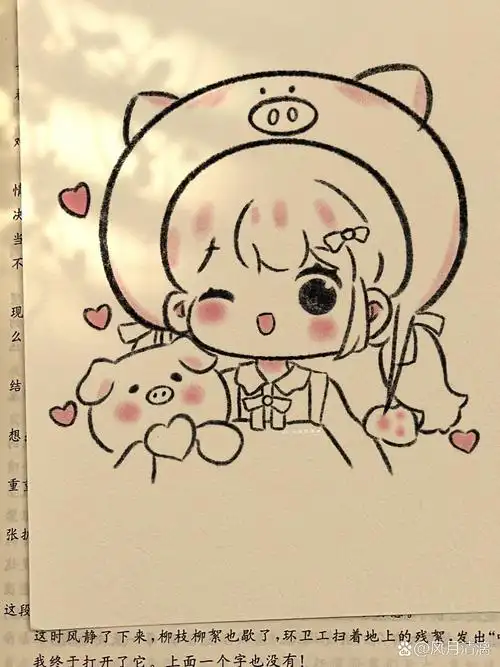 超可爱的q版简笔画集合来啦!