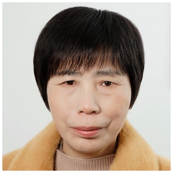 老年人假发女短发头发头套透气老奶奶发丝假发套手织顶心深棕色