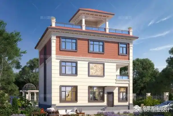 7套三层农村别墅,有车库,带挑空客厅,精美大气,气派大宅