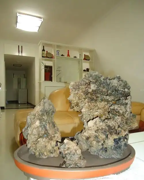 中式风格假山盆景设计图片