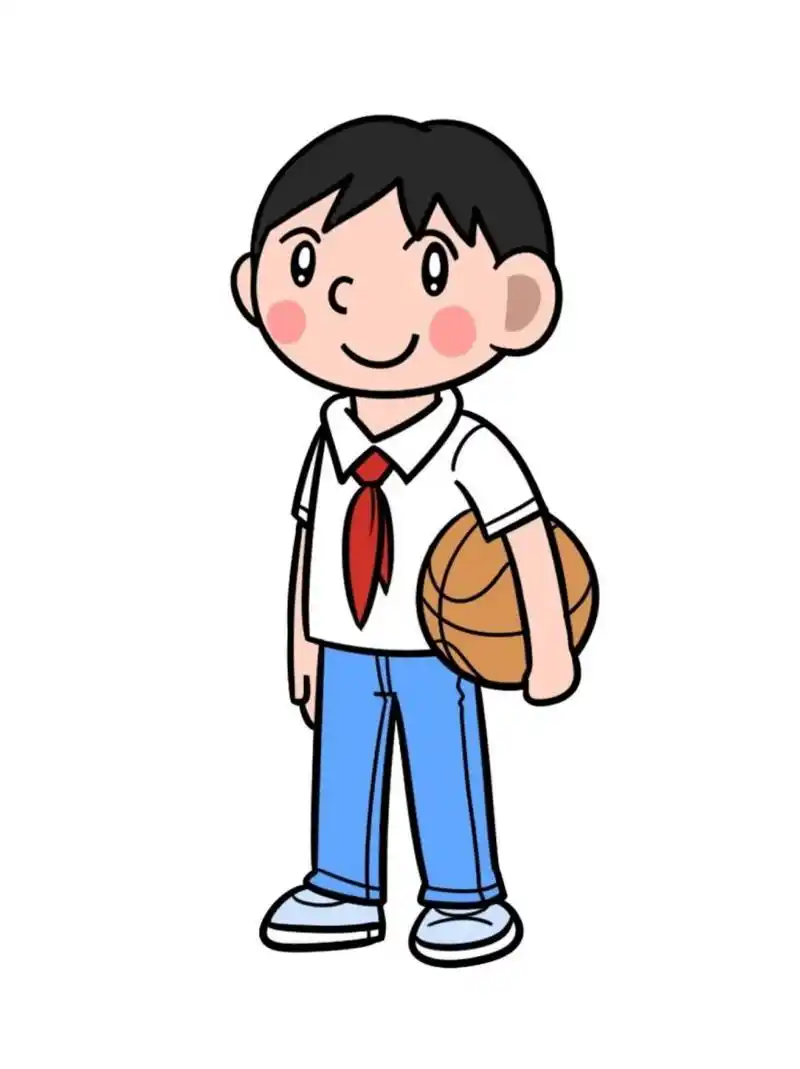 手工剪纸🌈卡通小学生形象||环创可打印 上午好呀👋今天拾月分享