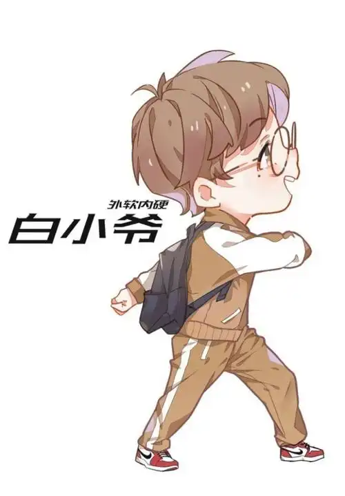 白敬亭 卡通 q版(明星大侦探)