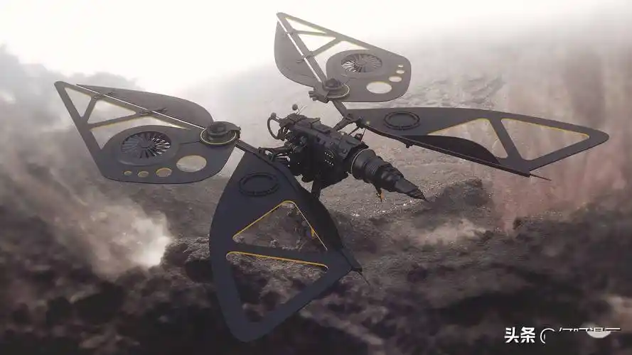 充满未来感的一组科幻概念武器插画也许某些会出现在未来战场