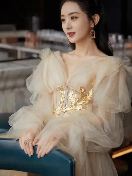 一组赵丽颖仙女裙手机壁纸