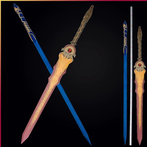 游戏仙剑奇侠传4望舒剑羲和剑道具全金属1比1武器cos道具未开刃