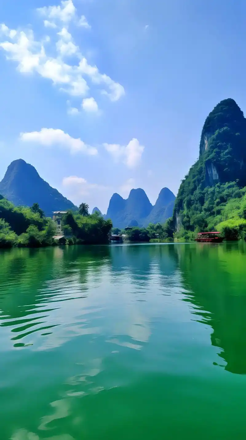 青山绿水风光秀,环境宜人生态幽, 松柏翠林迷客醉,群峰环绕涌泉流