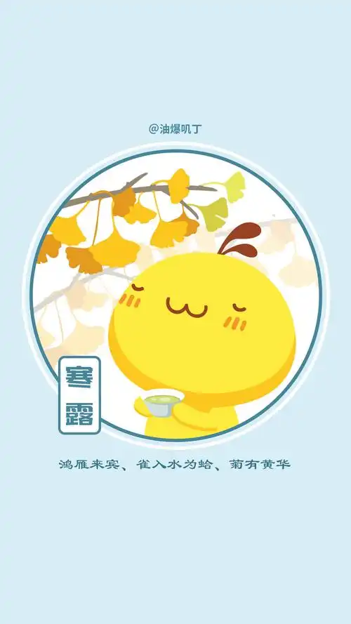 油爆叽丁24节气～寒露