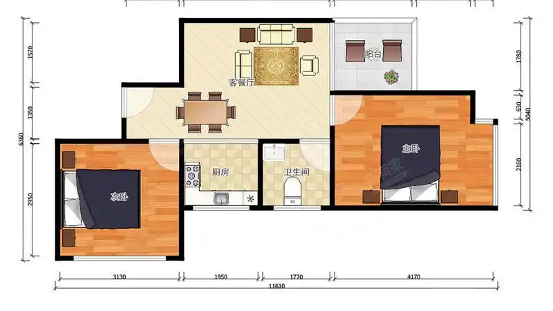 汇港名苑户型图