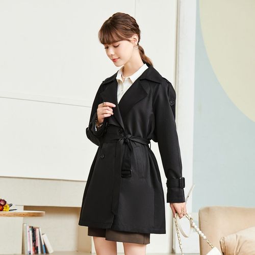 betu百图女装风衣气质外套小个子小众款风衣外套女