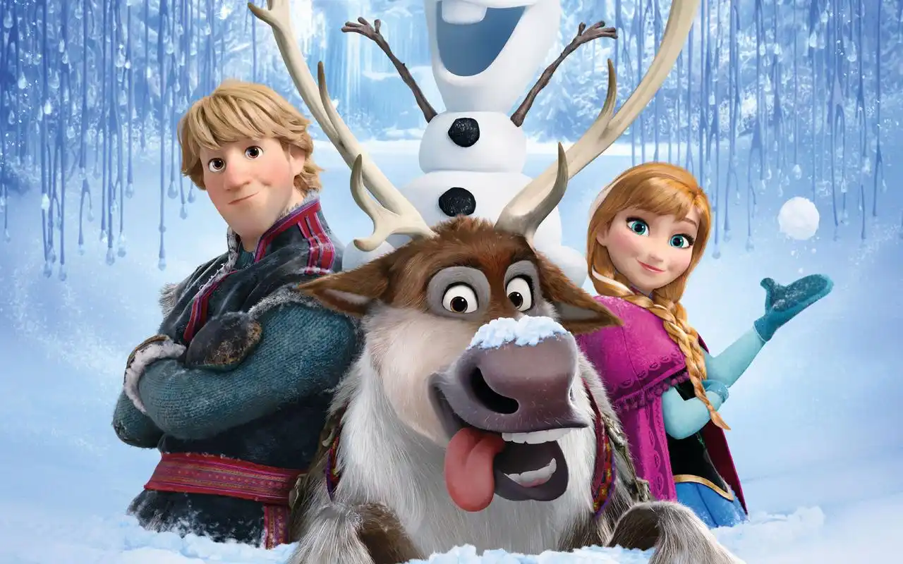 冰雪奇缘高清动画片壁纸