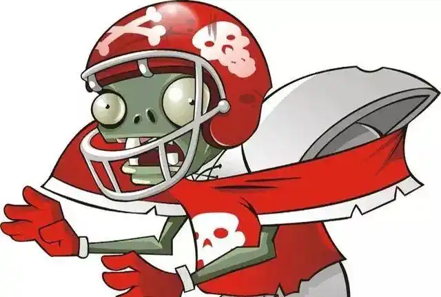 它是打橄榄球的小僵尸!