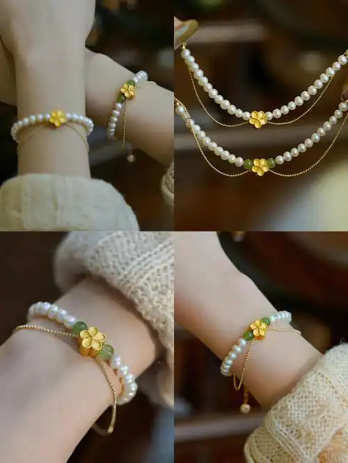 一眼心动适合25岁左右女孩戴的珍珠手链