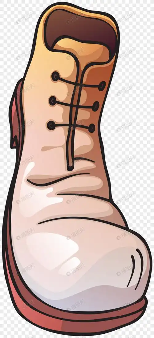 卡通男士系带大头鞋简图