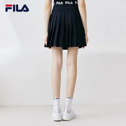 fila斐乐官方女子半身2021年夏季新款百搭气质运动半身裙