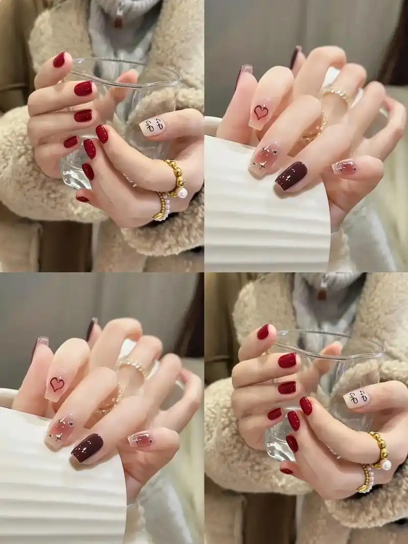 适合黄黑皮涂的美甲合集,喜欢赶紧收藏吧#显白颜色 #短指甲也 - 抖音