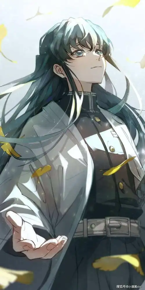 鬼灭之刃时透无一郎动漫全面屏壁纸智商碾压的帅小伙