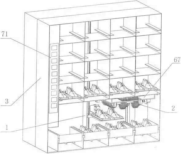 cn112273880a_一种带擦鞋机构的智能鞋柜在审