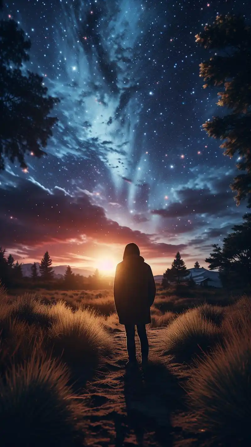 90孤独星空,夜晚的伤感壁纸92