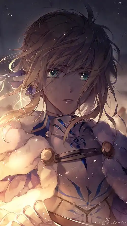 手机高清壁纸裁剪saber光明磊落真挚下的不列颠之王14