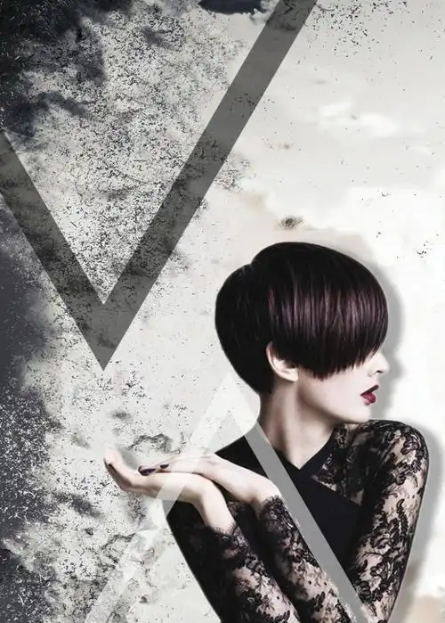 感,线条感,设计感,酷炫,美发海报,时尚女性品牌广告,背景素材[声明]