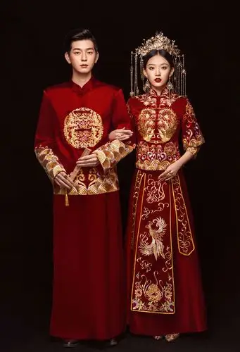 【雨丝中式喜嫁】经典极简i威震四方的华丽婚拍-杭州雨丝婚纱摄影-wed