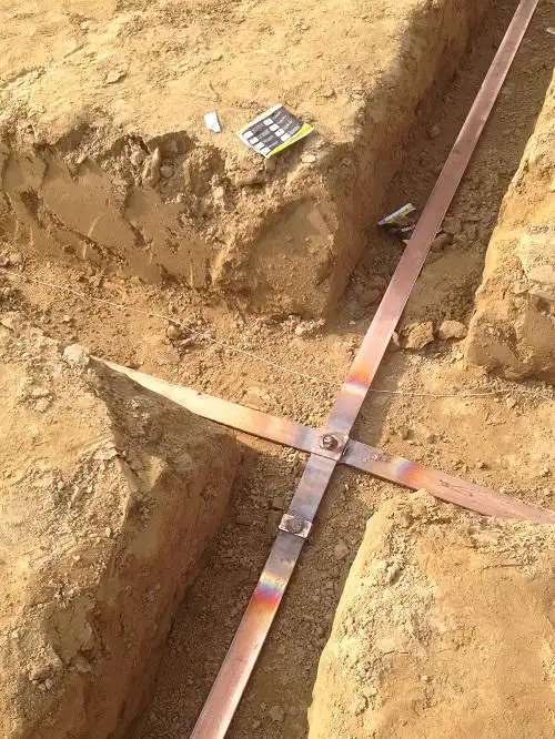 保护接地,防雷接地,防静电接地的水平接地体