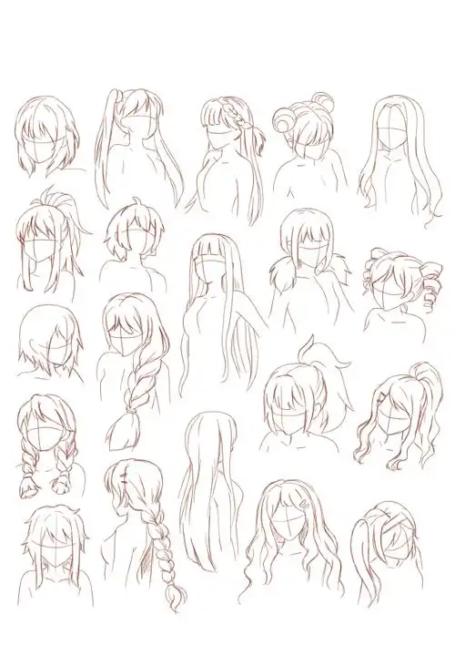 及发型画法教程 - 优动漫-动漫创作支援平台 | 优动漫paint绘画软件