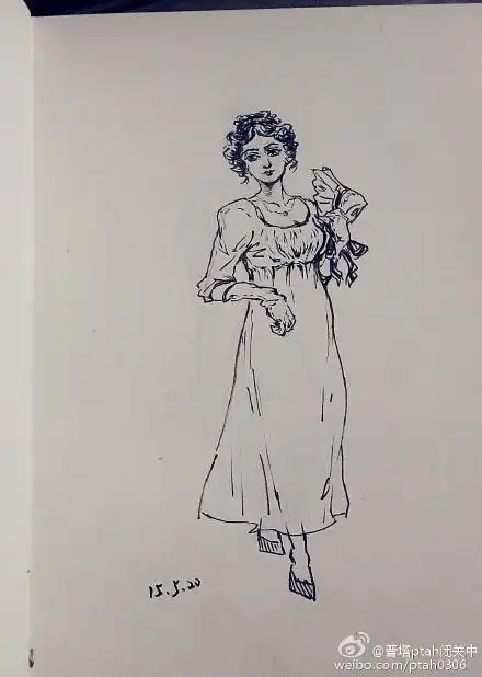 傲慢与偏见主要人物的简笔画