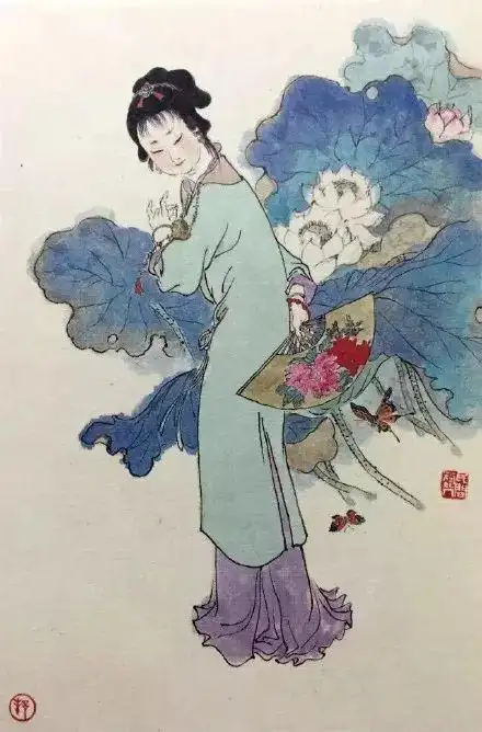 满纸烟云点染了一个个绚烂飘缈画面国画大师戴敦邦作品欣赏