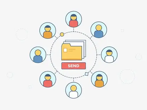 创意扁平流程图.