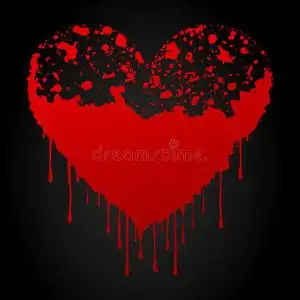 霸气流血流血的心照片