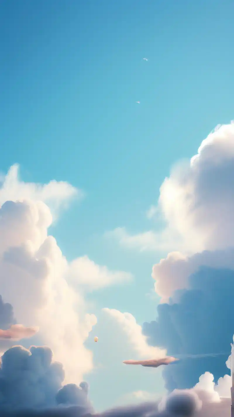 云朵壁纸,宛如天空中的棉花糖☁️🍬