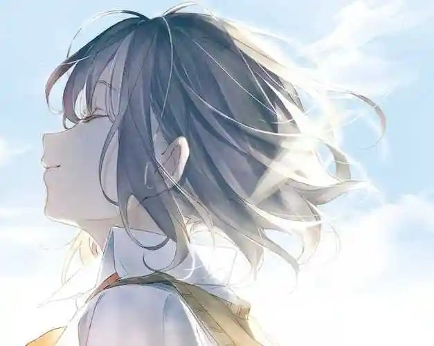 侧脸很好看的人物pixiv插画图片