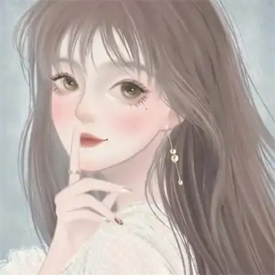 卡通女生头像小清新可爱清纯唯美女头像卡通